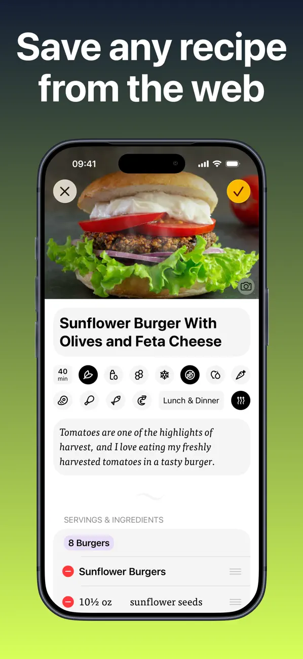 Screenshot #3 pour Plantry: Meal Plans & Recipes