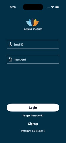 ImmuneTracker screenshot