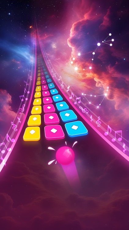 color dancing hop music game