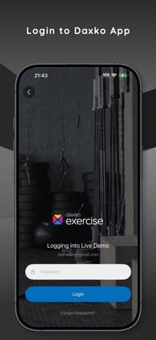 Daxko Exercise screenshot