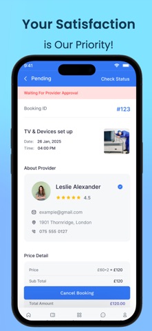 Delegate Tasks & Services screenshot