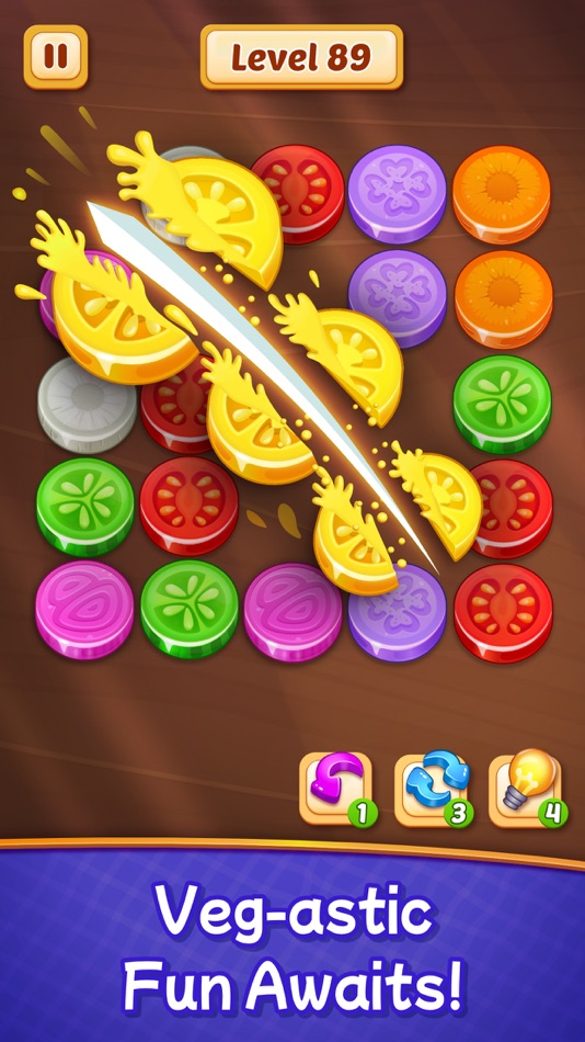 #2. Veggies Cut: Logic Puzzle Game (macOS) Bởi: RV AppStudios LLC