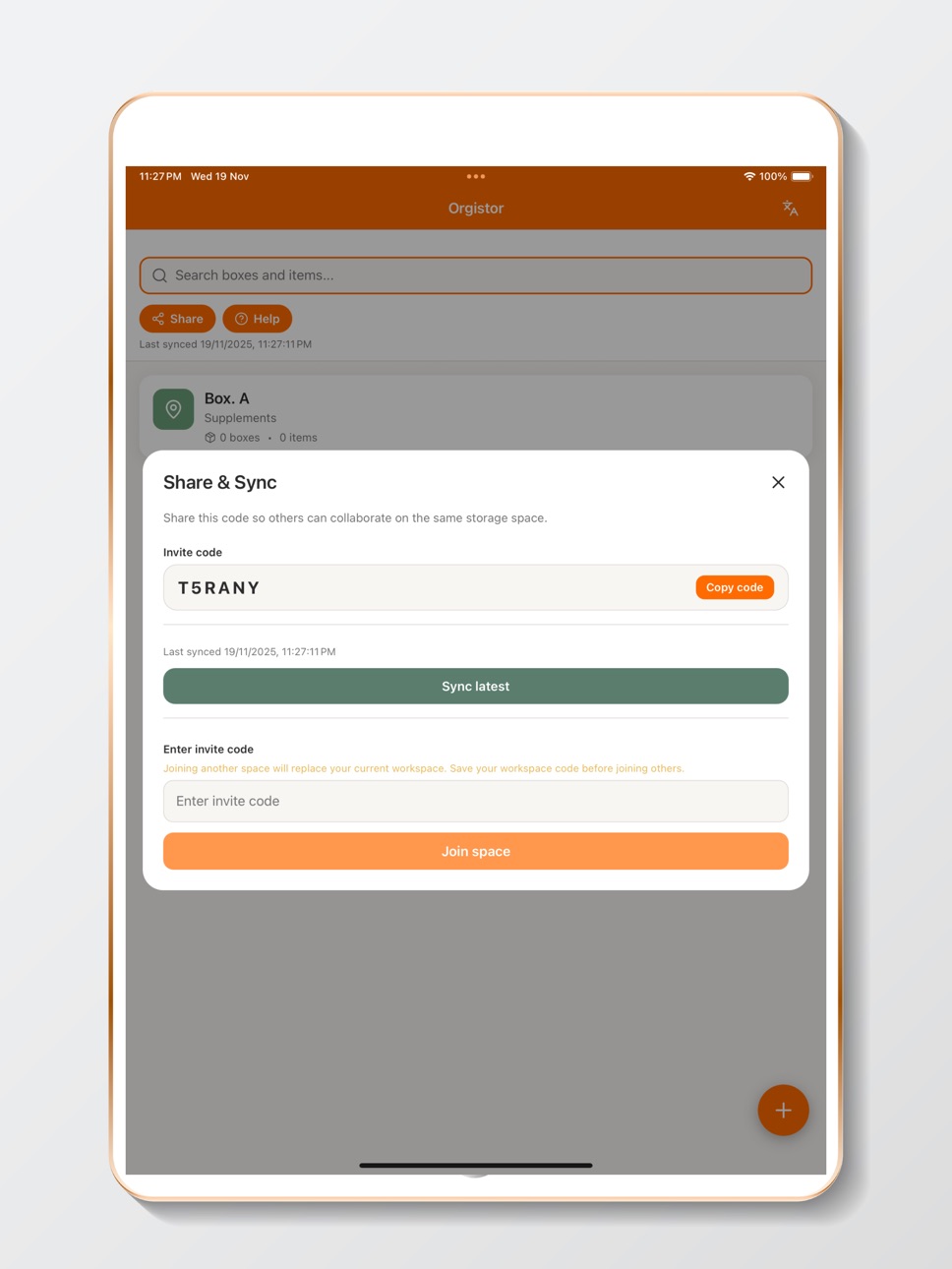 iPad screenshot