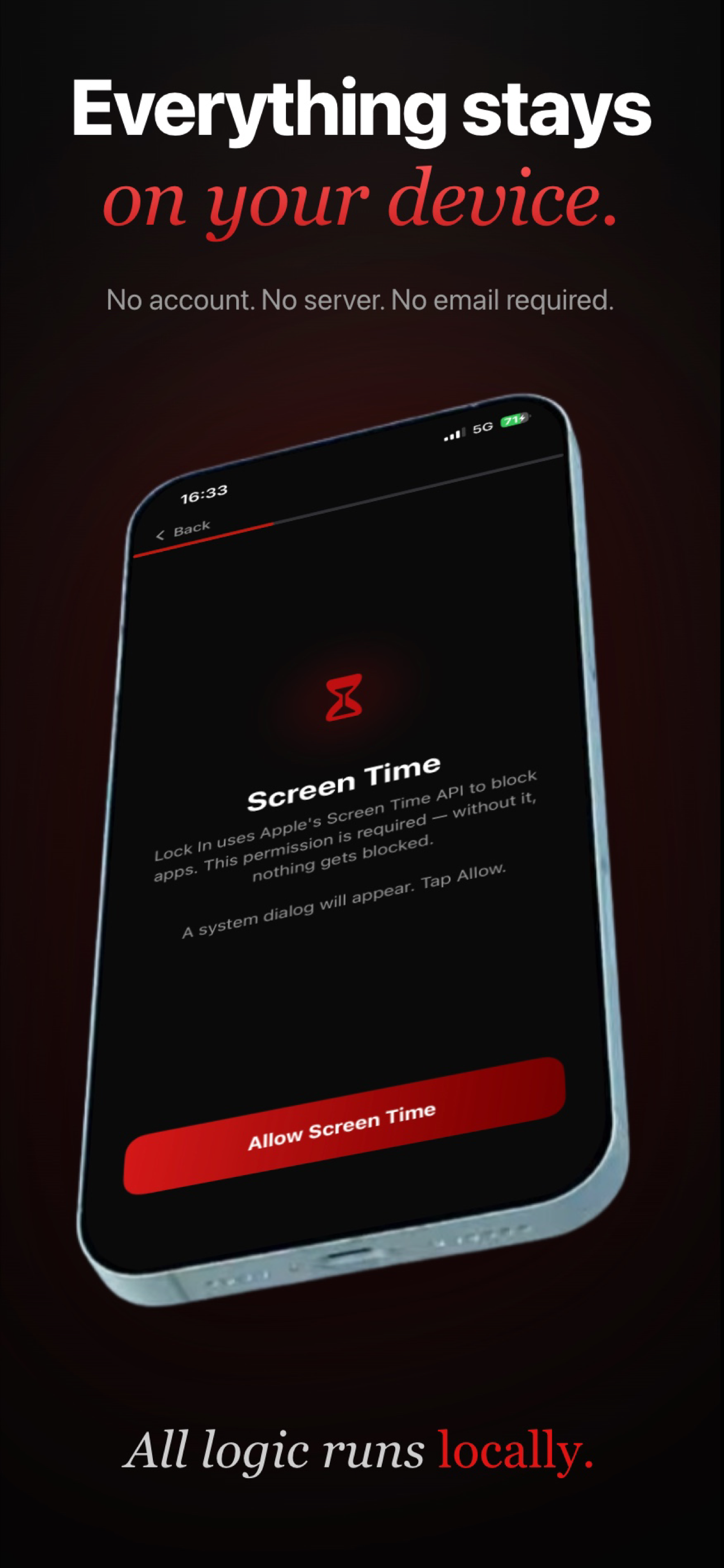 Lock In: Stop Killing Time