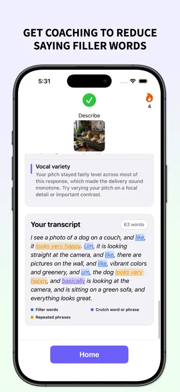 Flowency: Verbal Fluency Coach screenshot 5 of 10