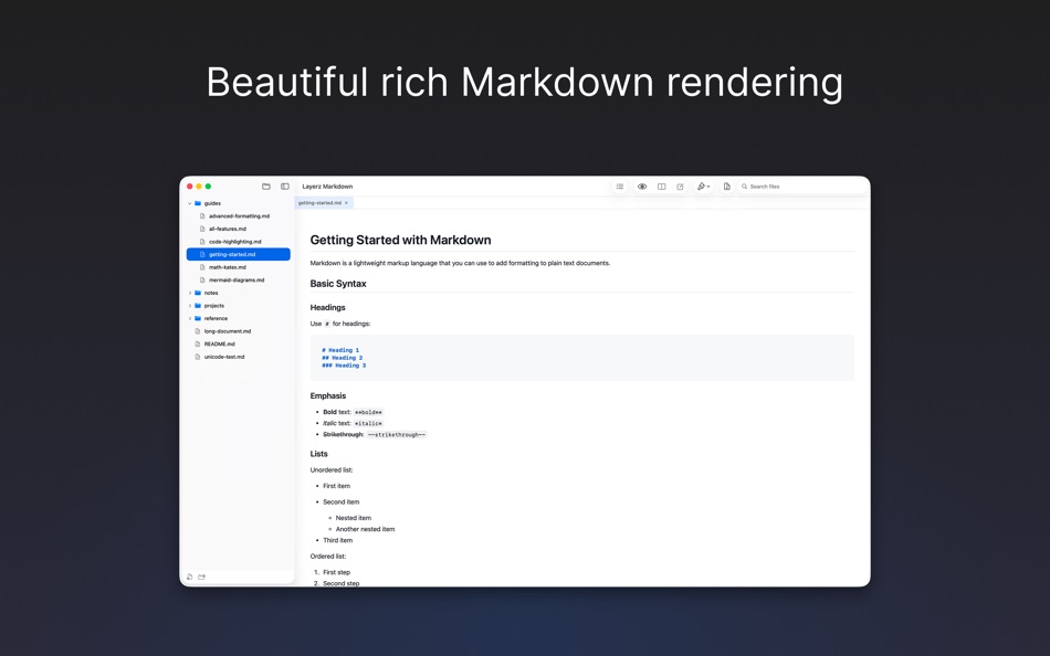 #1. Layerz Markdown (macOS) Με: Layerz Corp.