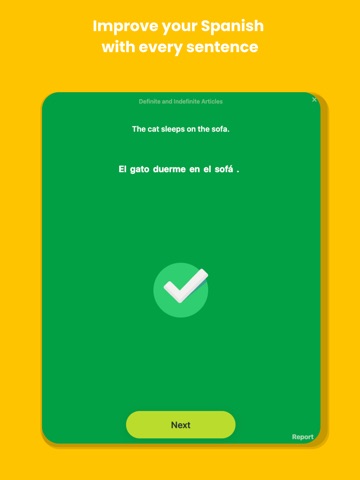 Spanish Grammar – Espanido iPad screenshot