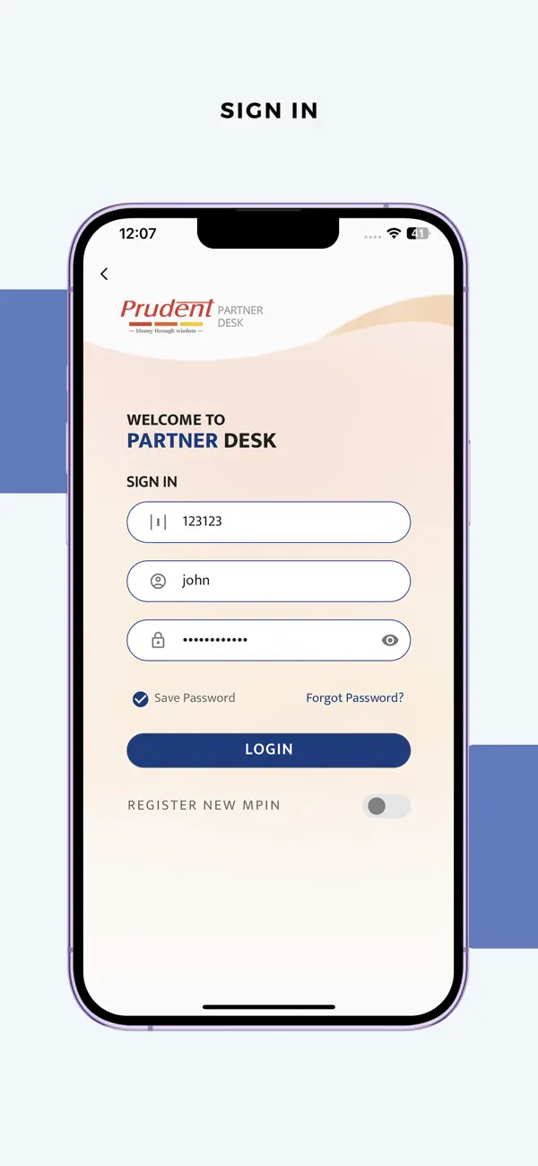Screenshot #1 pour Prudent Partner Desk