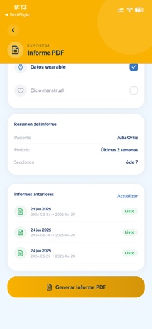 My Disautonomía iPhone screenshot 7