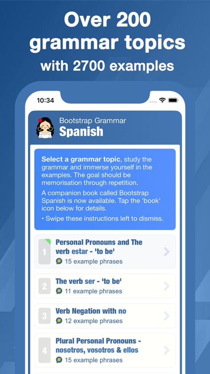 Bootstrap Spanish Grammar