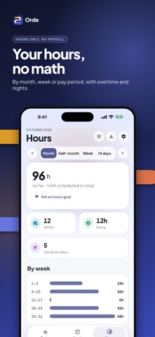 Orde: Shift Work Calendar screenshot 5