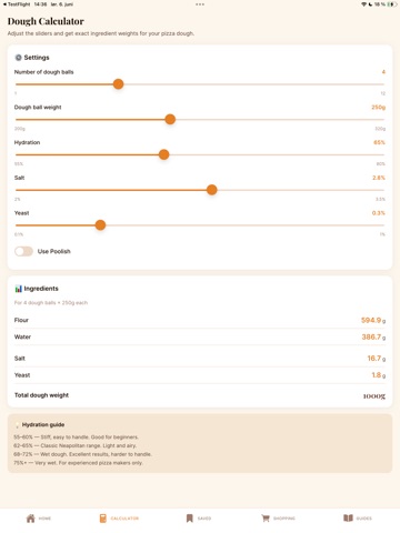 Pizza Oven Recipes iPad screenshot