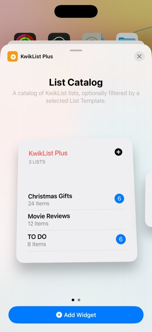 KwikList Plus on the App Store