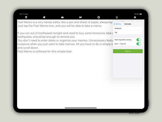Screenshot #6 pour Fast Memo 2