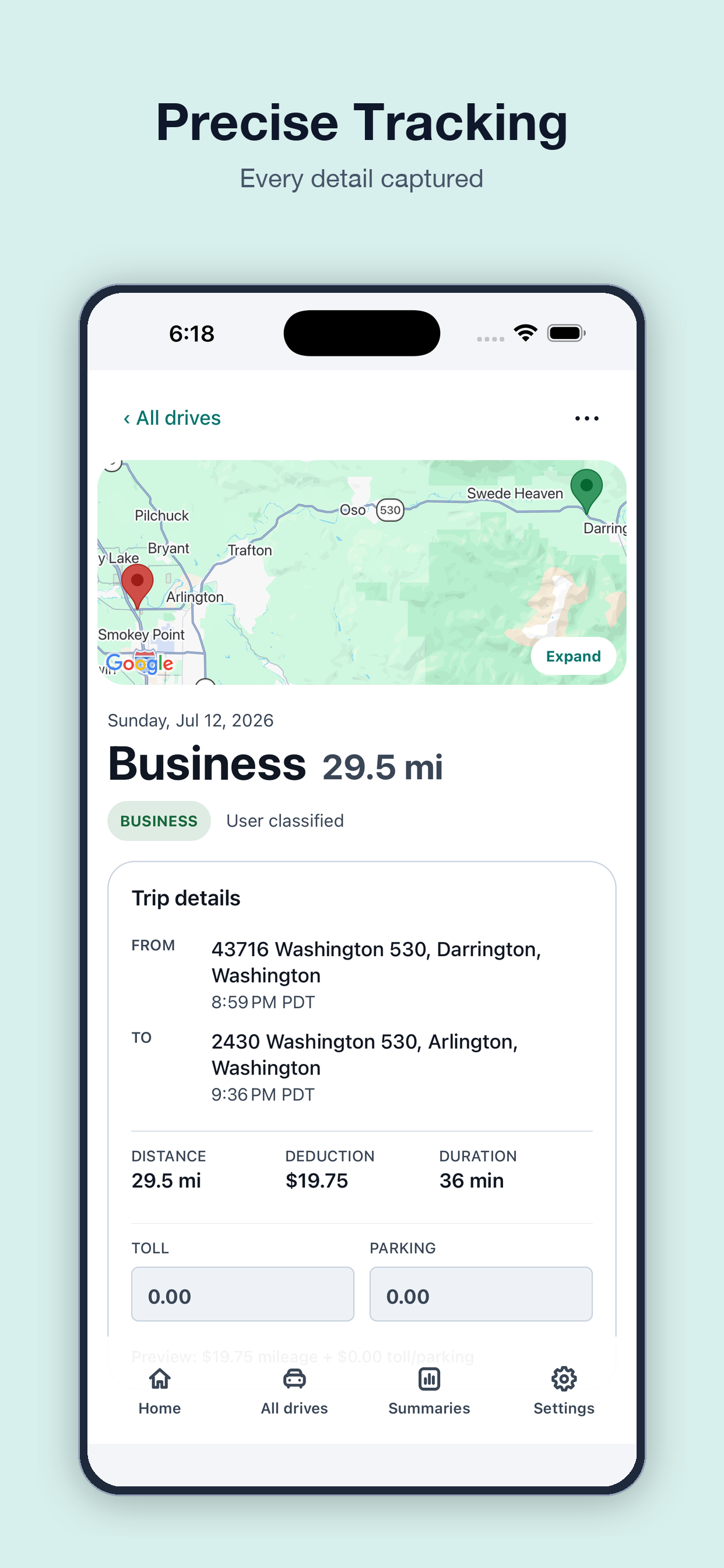 MileClerk: Mileage Tracker screenshot 3