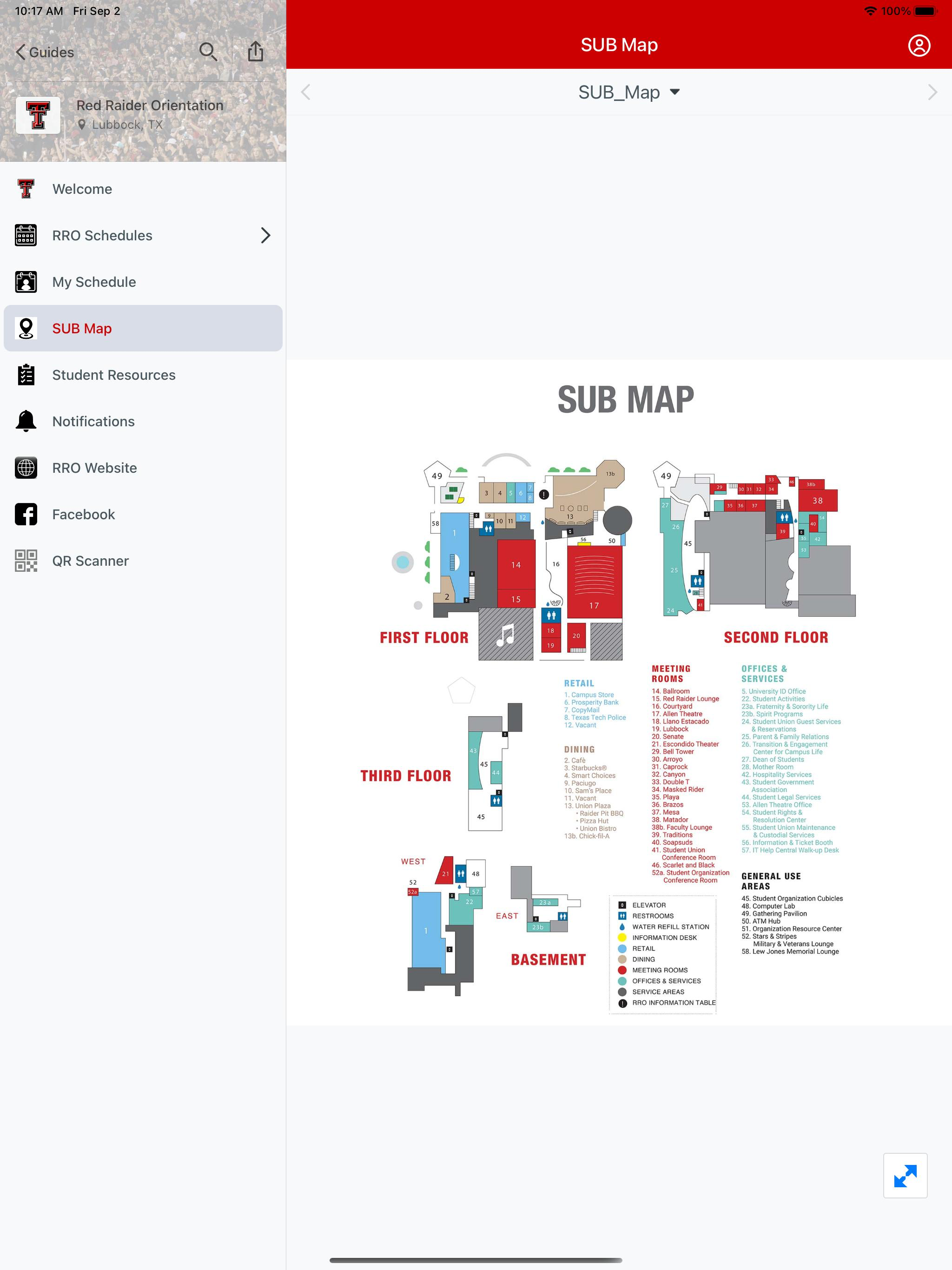 Texas Tech Events screenshot 9