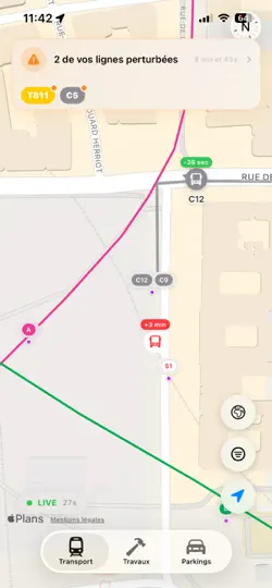 Screenshot von Lyon Pocket auf dem iPhone 2