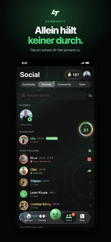 LeanTogether: Kalorien Tracker screenshot 9 of 9