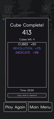 Cubeword screenshot 6