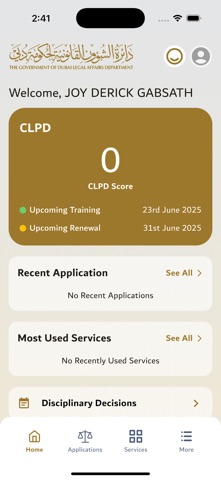 Dubai Legal Affairs screenshot