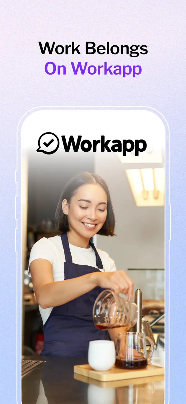 Screenshot #1 pour Workapp: Tasks, Chat & Notes