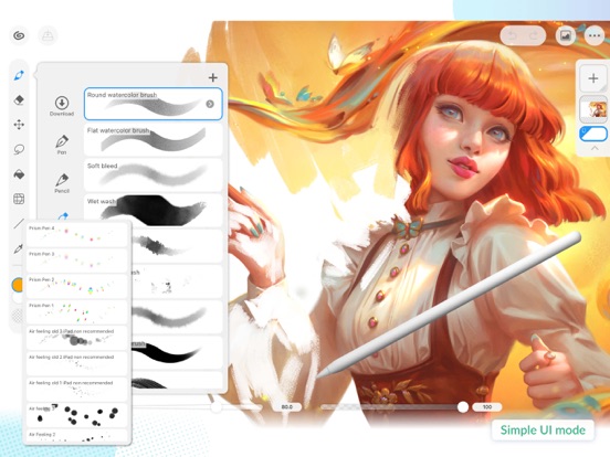 Clip Studio Paint iPad app afbeelding 1