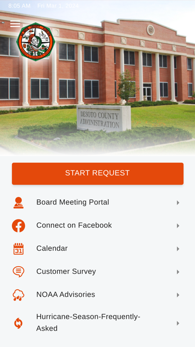 Desoto County, FL iPhone screenshot