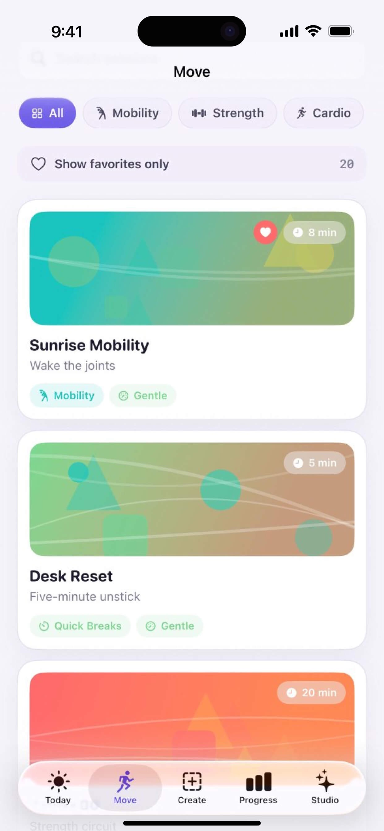 Screenshot 2 of FitMosaic-Mood Motion