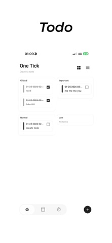 OneTick- To Do List & Calendar screenshot