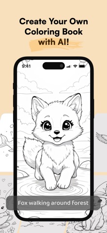 AI Coloring Book Maker : Kiki screenshot