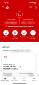Santander UY– Invitación screenshot