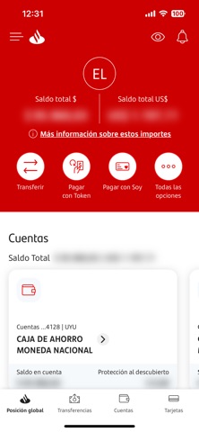 Santander UY– Invitación iPhone screenshot