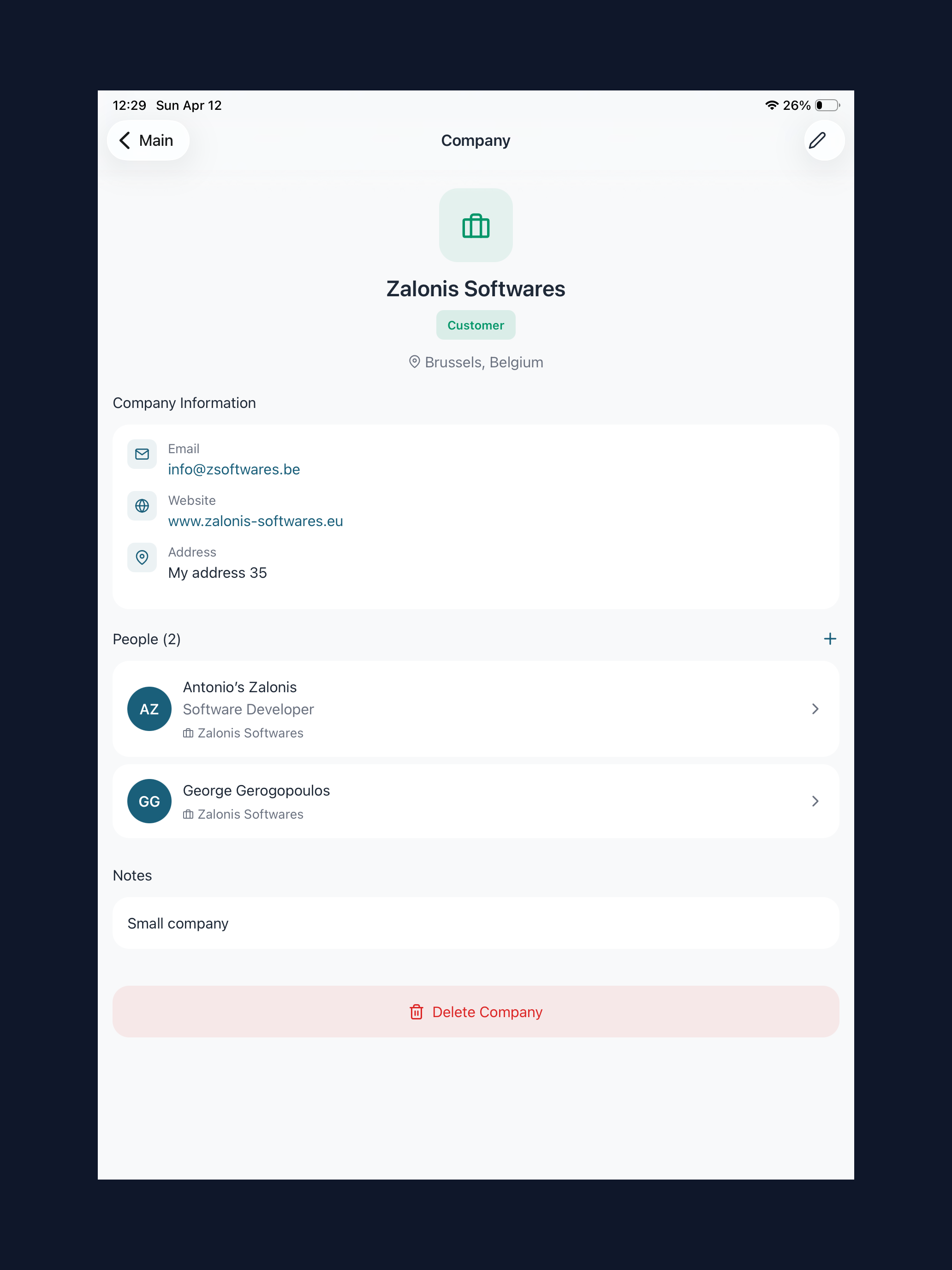 CRM Travel Pro screenshot 13