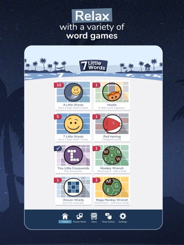 7 Little Words and More iPad screenshot
