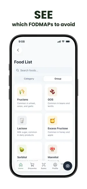 Low FODMAP Diet: Food Scanner screenshot 4