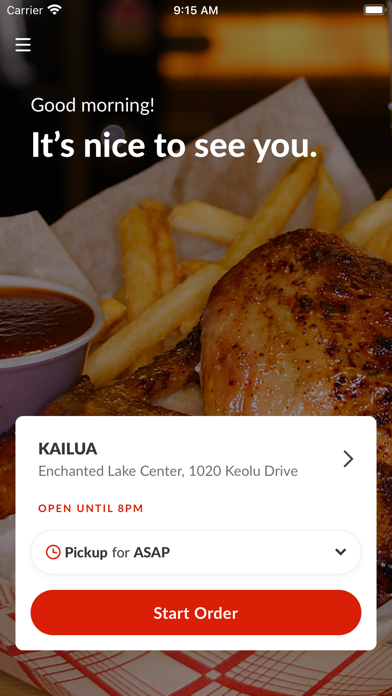Maui Mike's Fire-Roast Chicken iPhone screenshot 2 - Food & Drink app