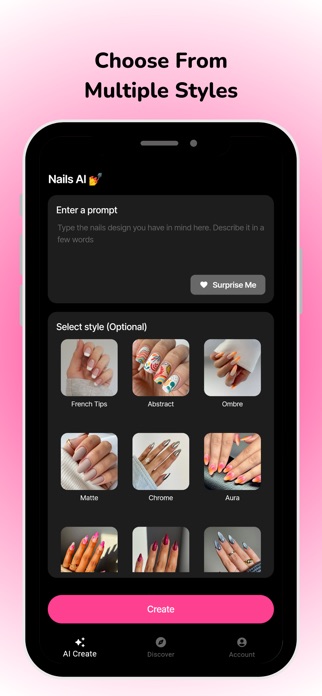 Screenshot of Nails AI: AI Nail Designs