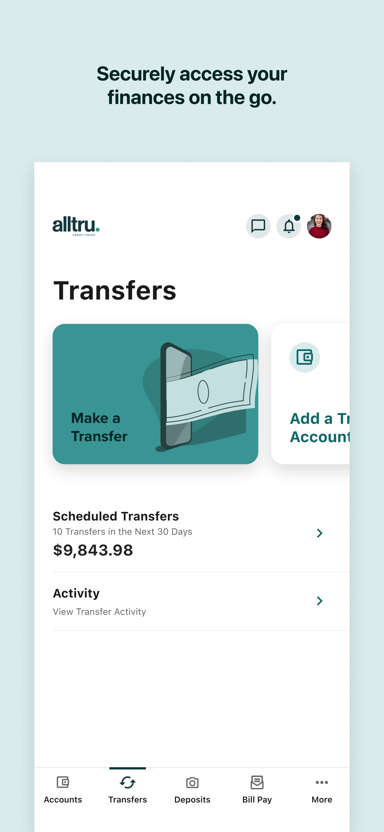 Alltru Credit Union screenshot 2