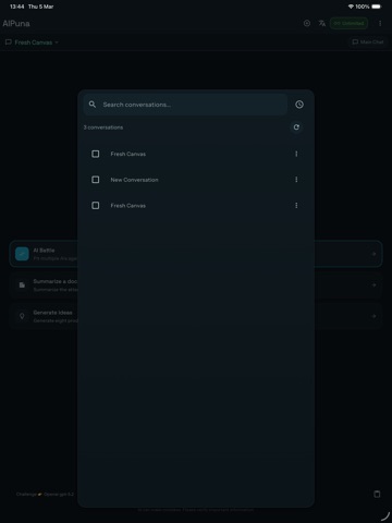 AIPuna – Compare AI Models iPad screenshot