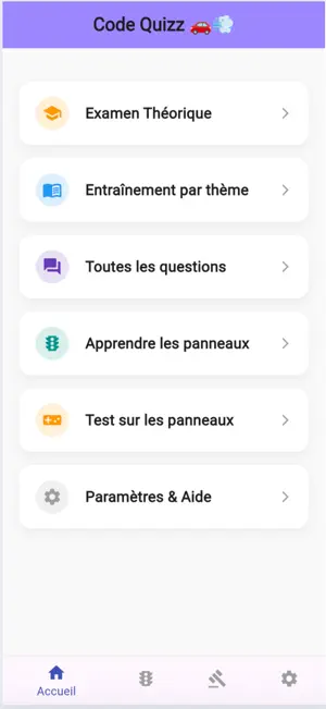 Code de la route : quiz & test screenshot 1