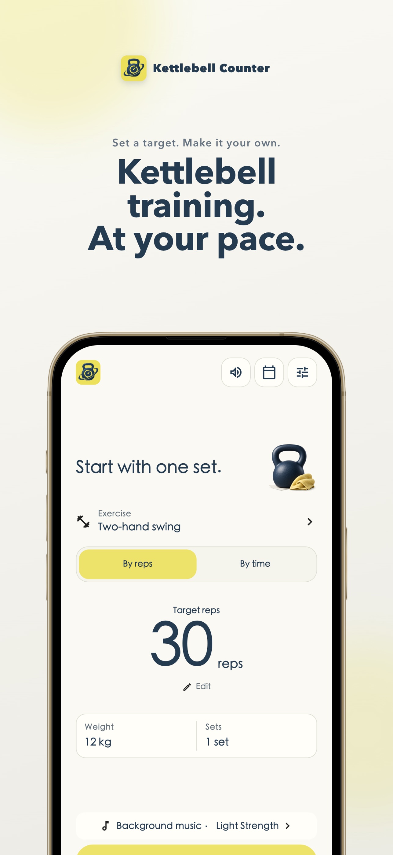 Screenshot 1 of Kettlebell Counter & Timer