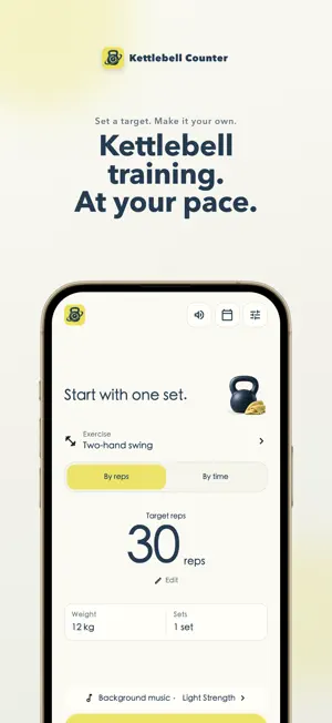 Kettlebell Counter & Timer screenshot 1