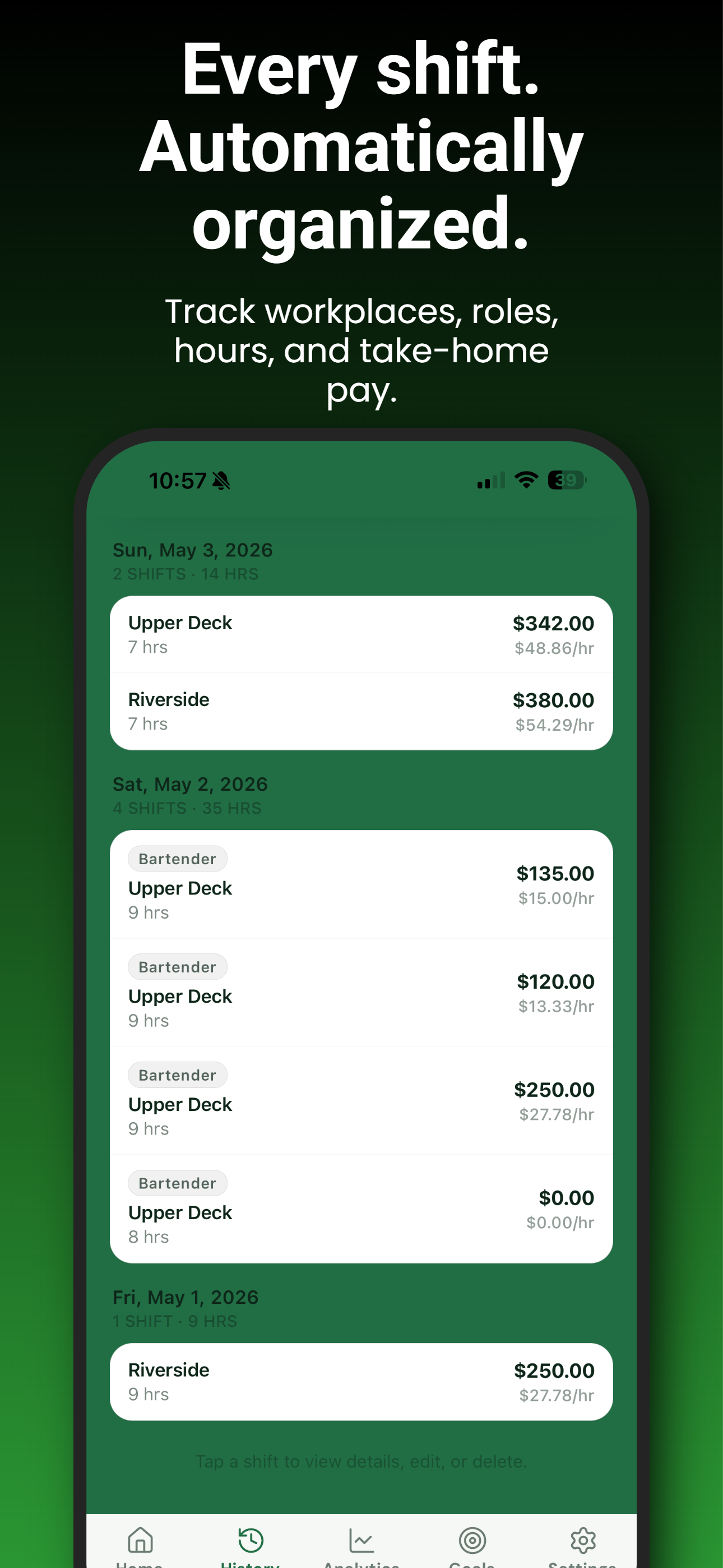 Earnly: Tip Tracker screenshot 5