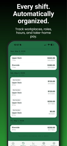 Earnly: Tip Tracker screenshot