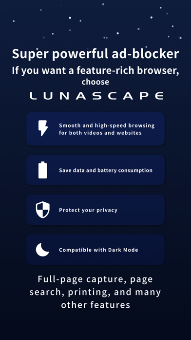 Lunascape Browser iPhone screenshot 4 - Utilities app
