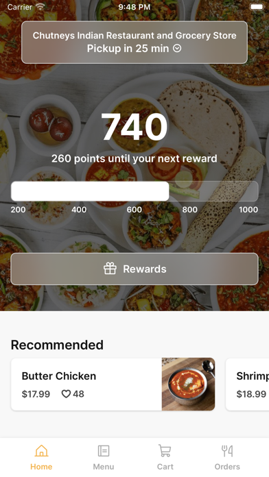 Chutney's Indian Restaurant Screenshot