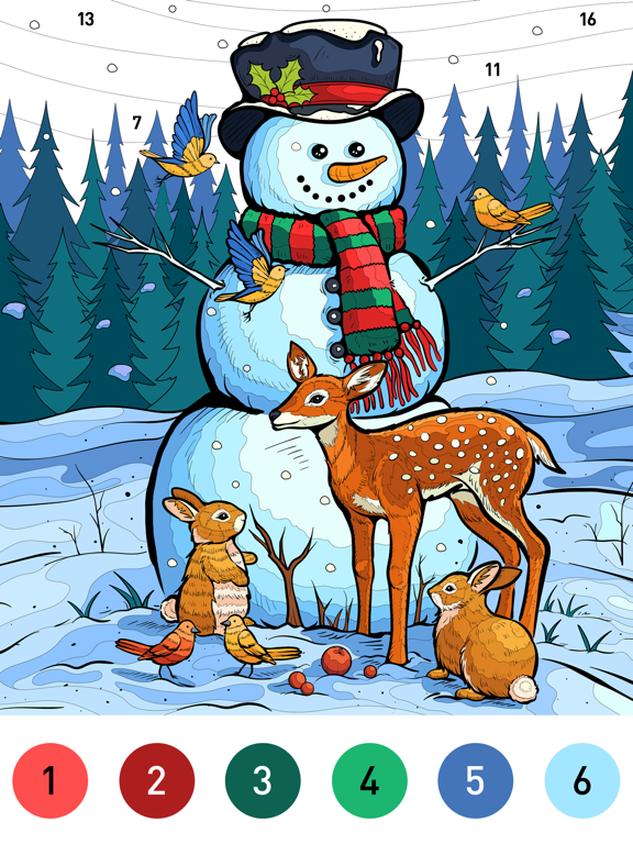 Vivid Color Paint By Number