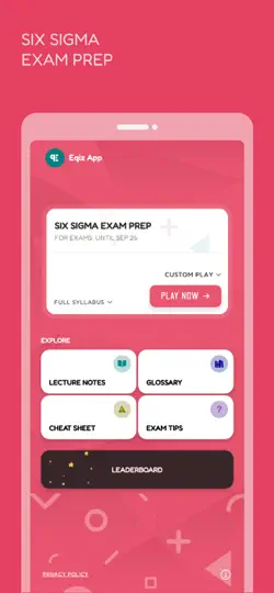 Six Sigma Prep 2026: With AI iPhone Screenshot 1