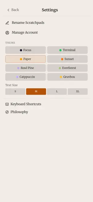 Benchpad — Scratchpad Notes screenshot 3