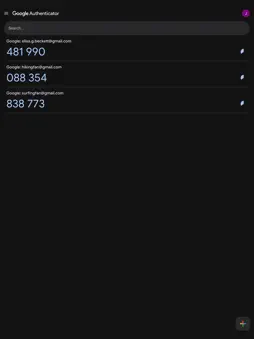 Google Authenticator screenshot 12
